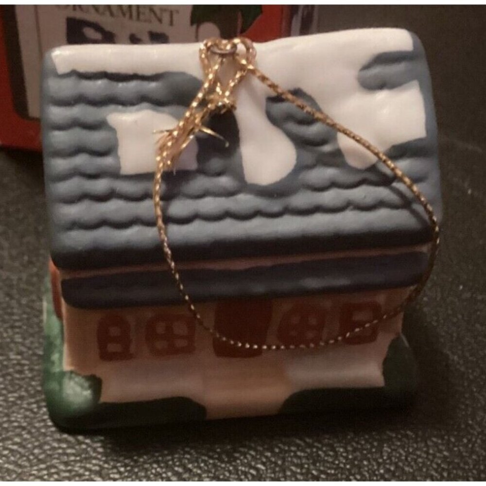 gate holiday ornament aunt mary's house vintage 1990